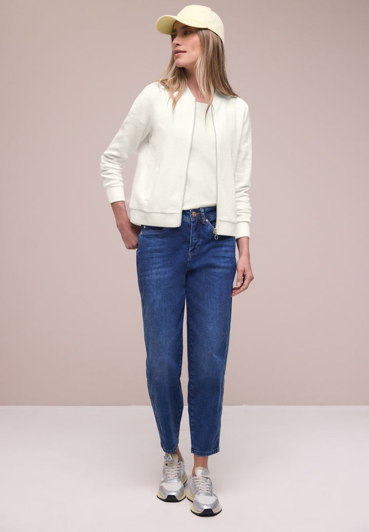 Blouson mit Zipper und Struktur