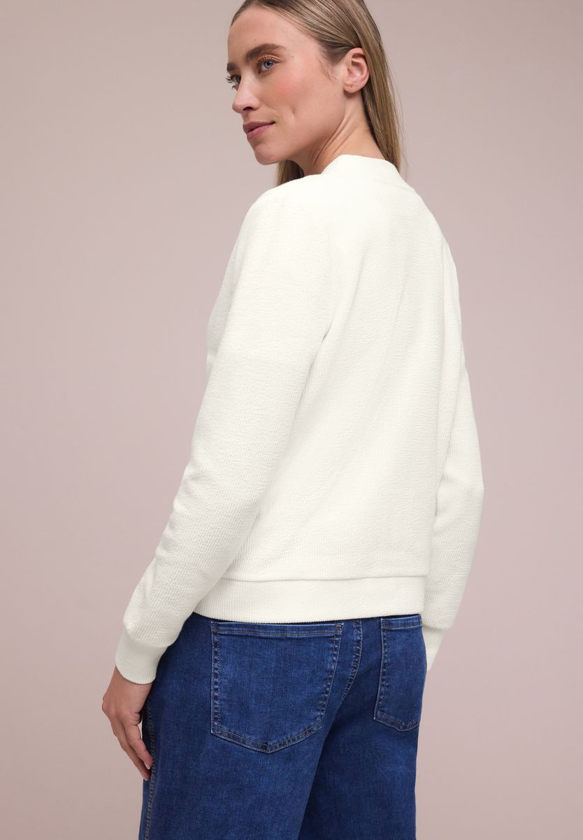 Blouson mit Zipper und Struktur
