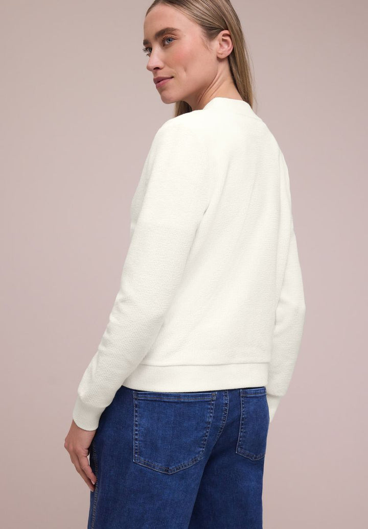 Blouson mit Zipper und Struktur