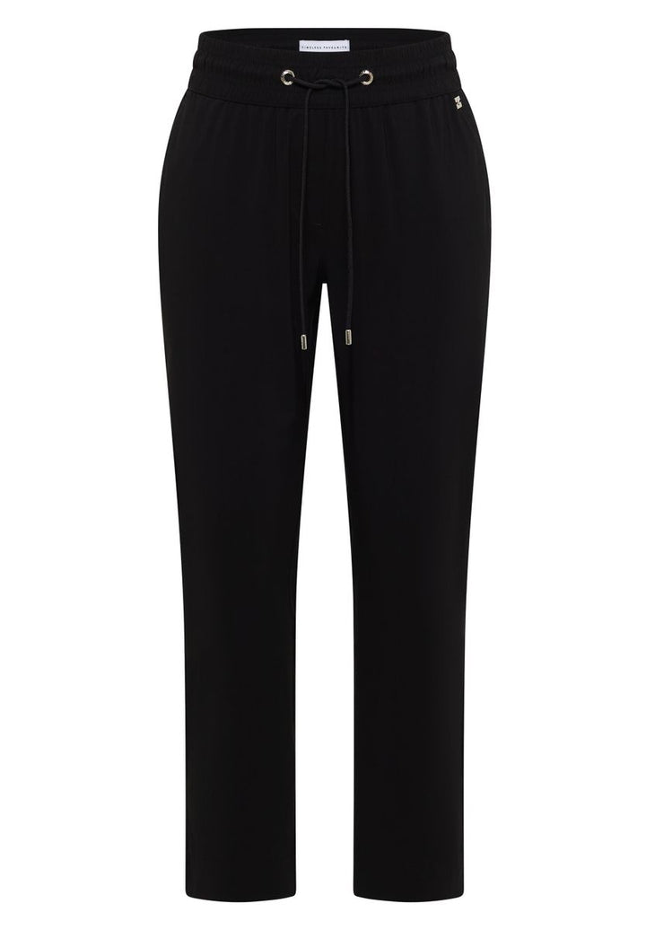 Mid Waist Slim Leg Hose im Casual Fit