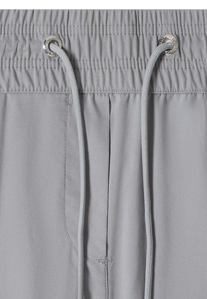 Mid Waist Slim Leg Hose im Casual Fit