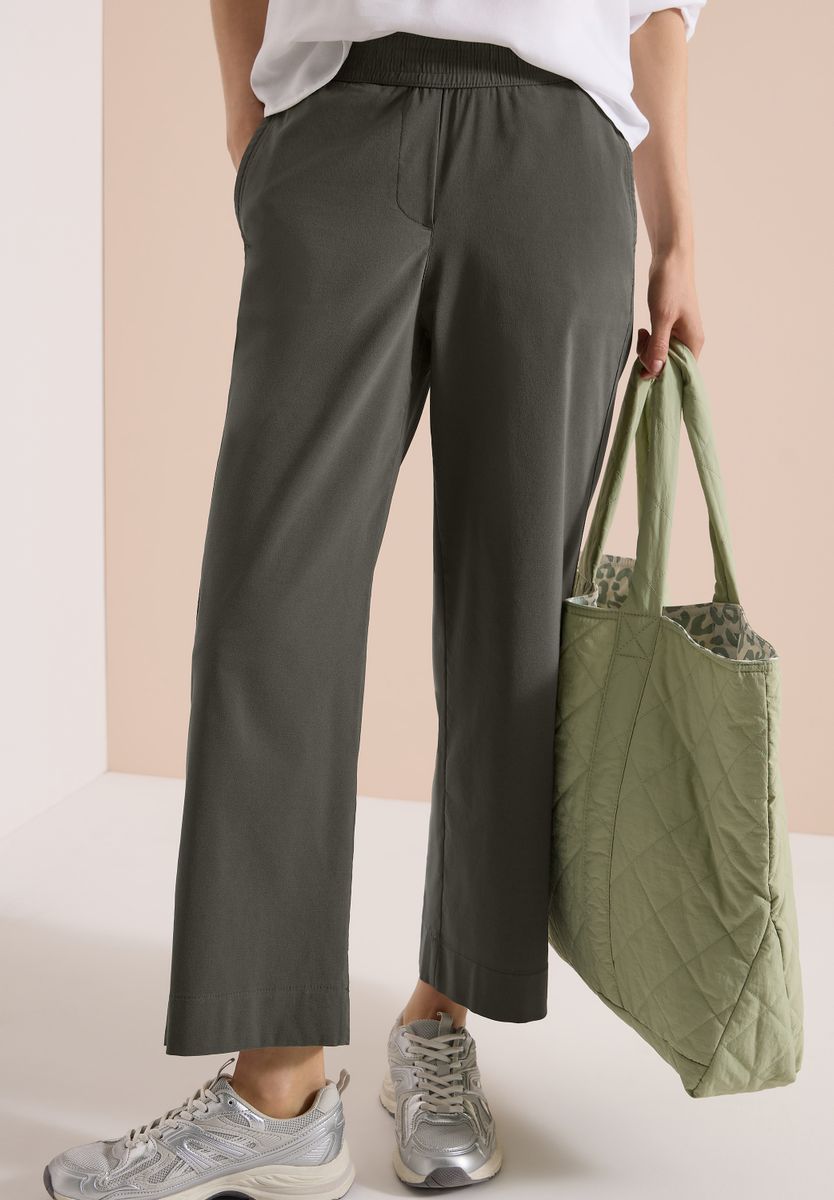 High Waist Wide Leg Hose im Loose Fit