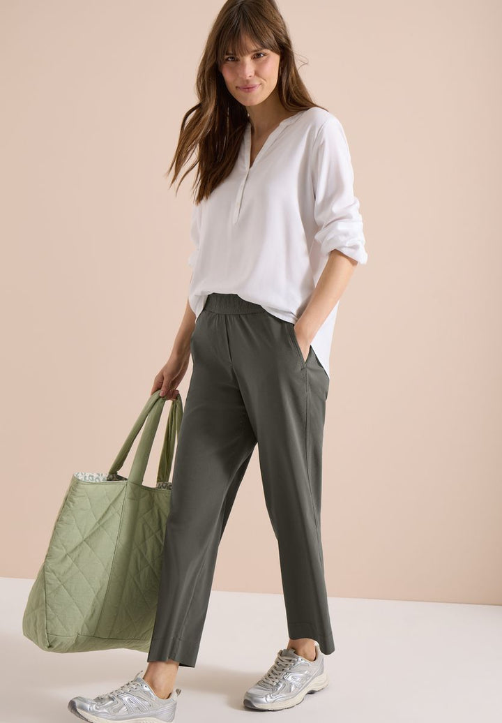 High Waist Wide Leg Hose im Loose Fit