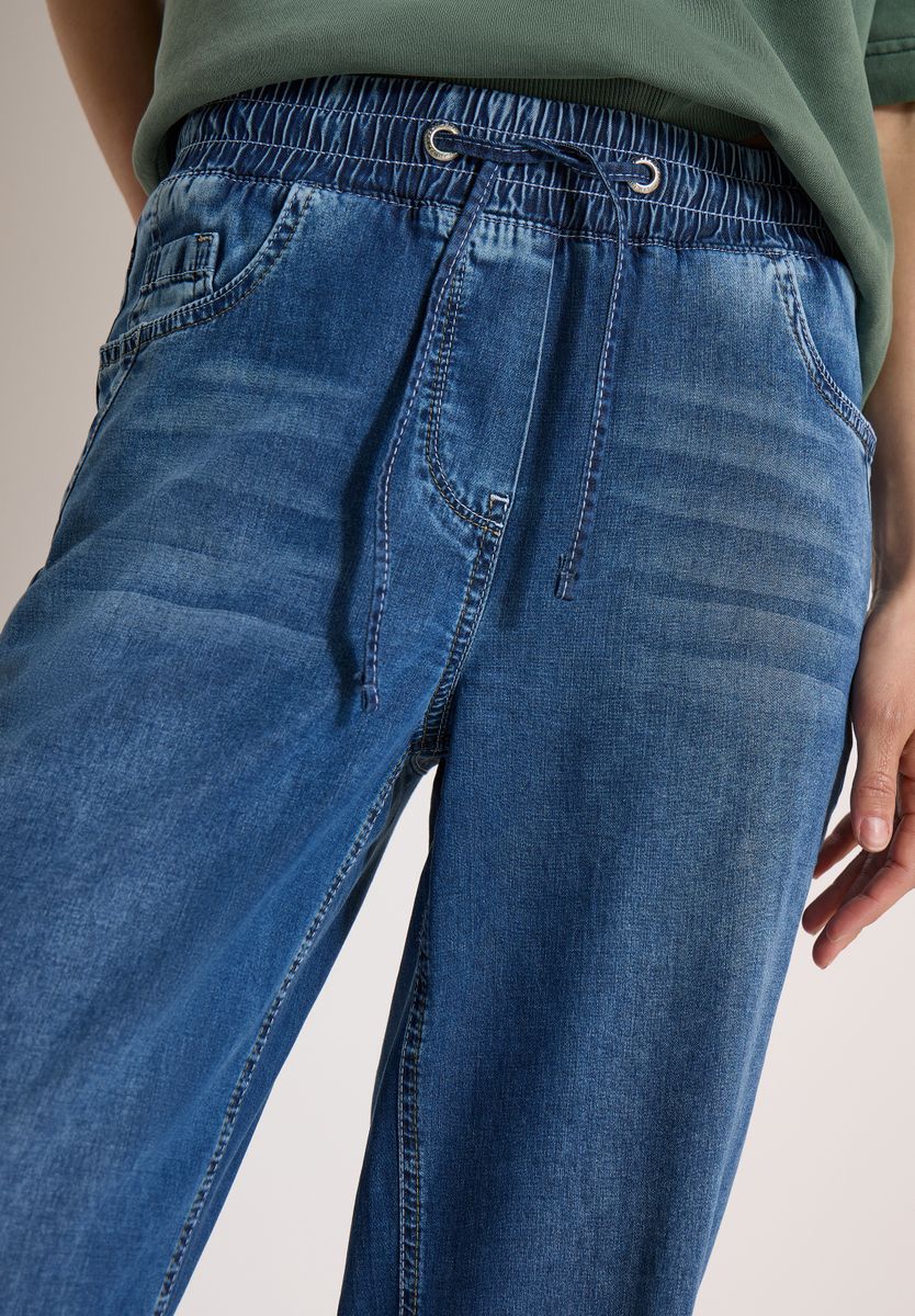 High Waist Wide Leg Jeans im Loose Fit