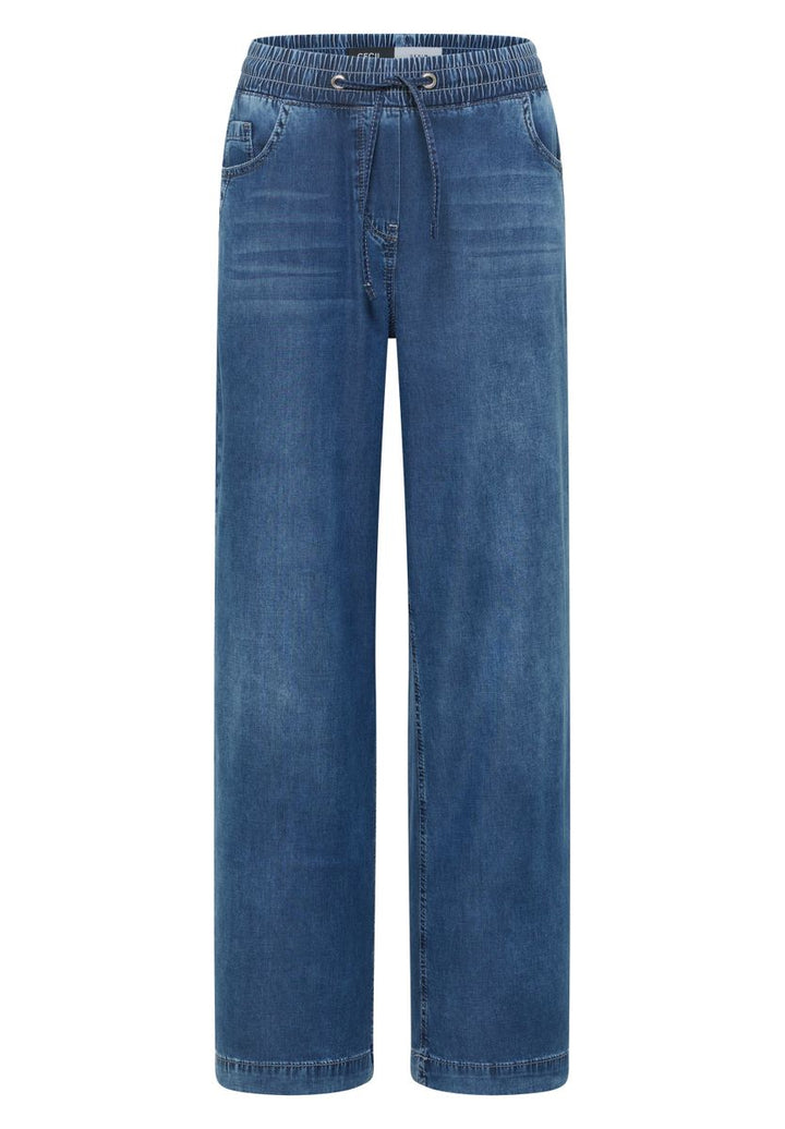 High Waist Wide Leg Jeans im Loose Fit