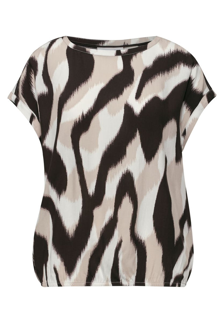 Dropped Shoulder Bluse mit Tapedetails