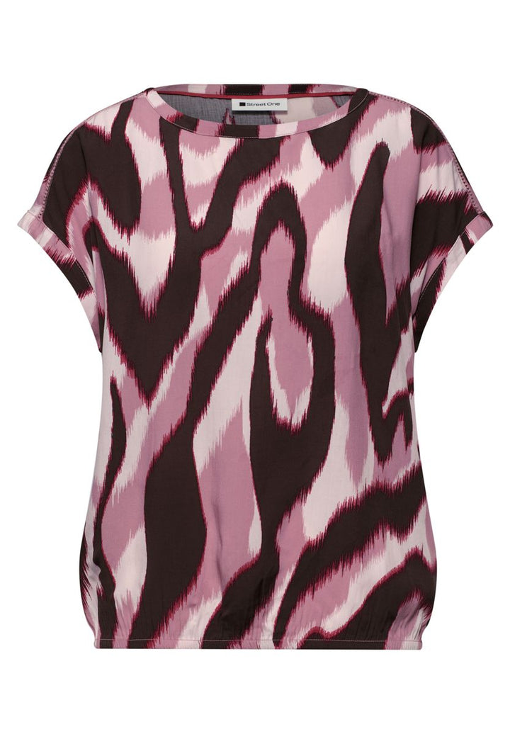 Dropped Shoulder Bluse mit Tapedetails