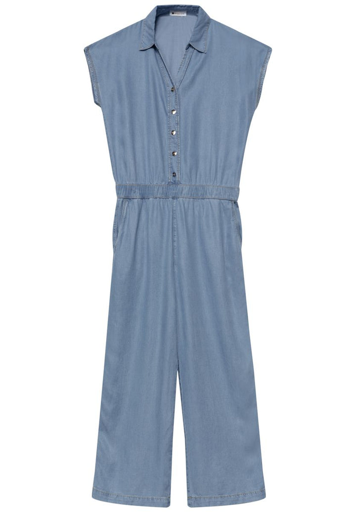 Wide Leg Jumpsuit im Washed-Look