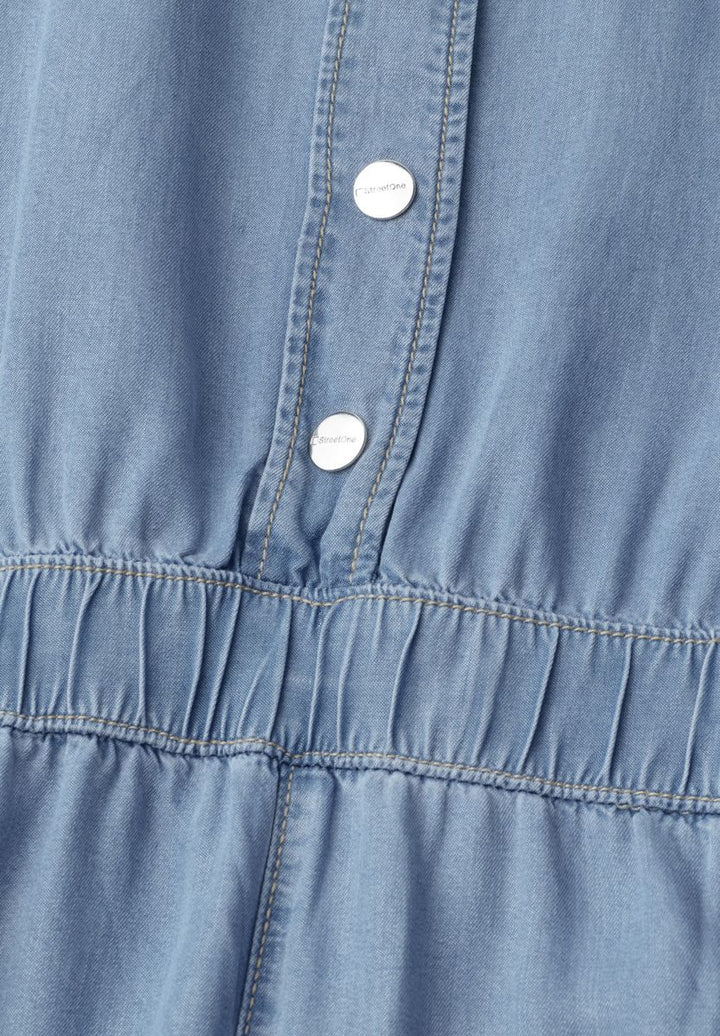 Wide Leg Jumpsuit im Washed-Look