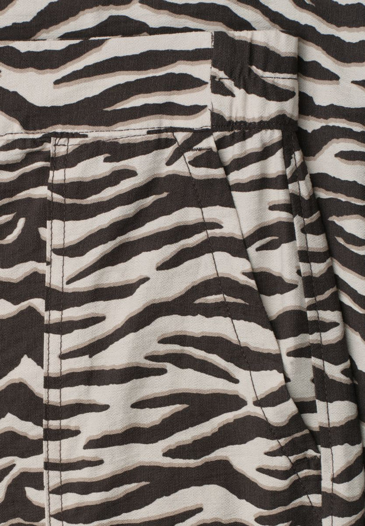 Wide Leg Hose im Loose Fit mit Animal Print