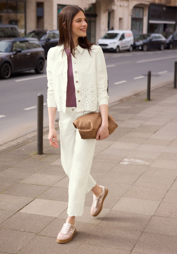 Langarm Overshirt mit Embroidery