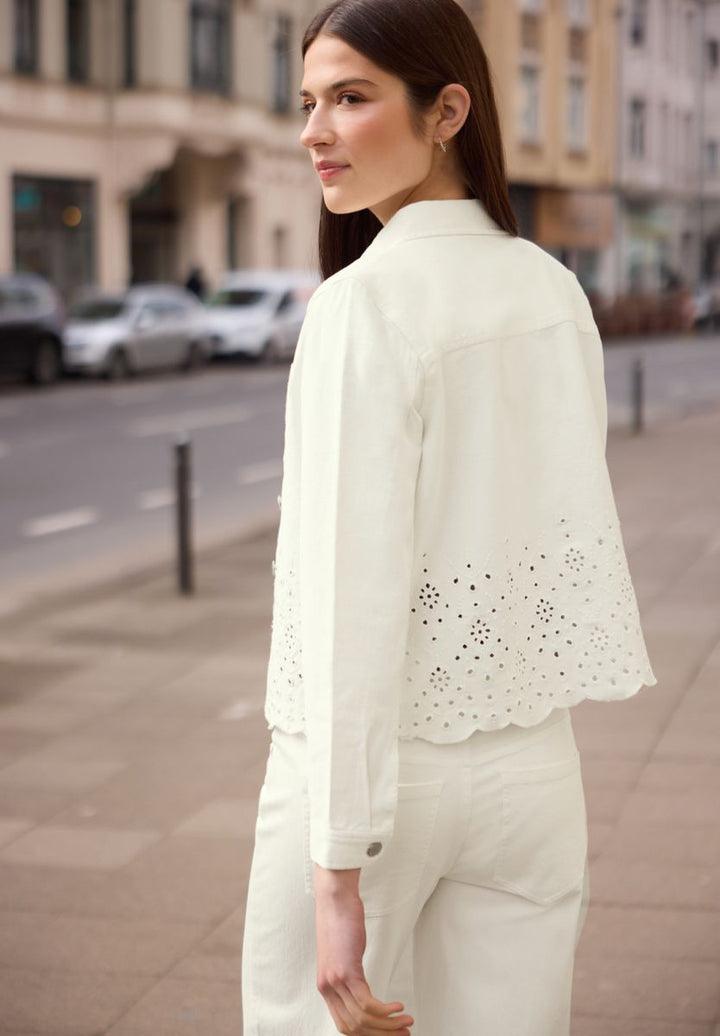 Langarm Overshirt mit Embroidery