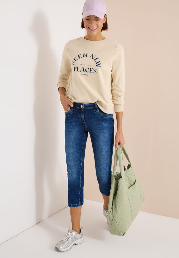 3/4 Slim Leg Jeans im Casual Fit