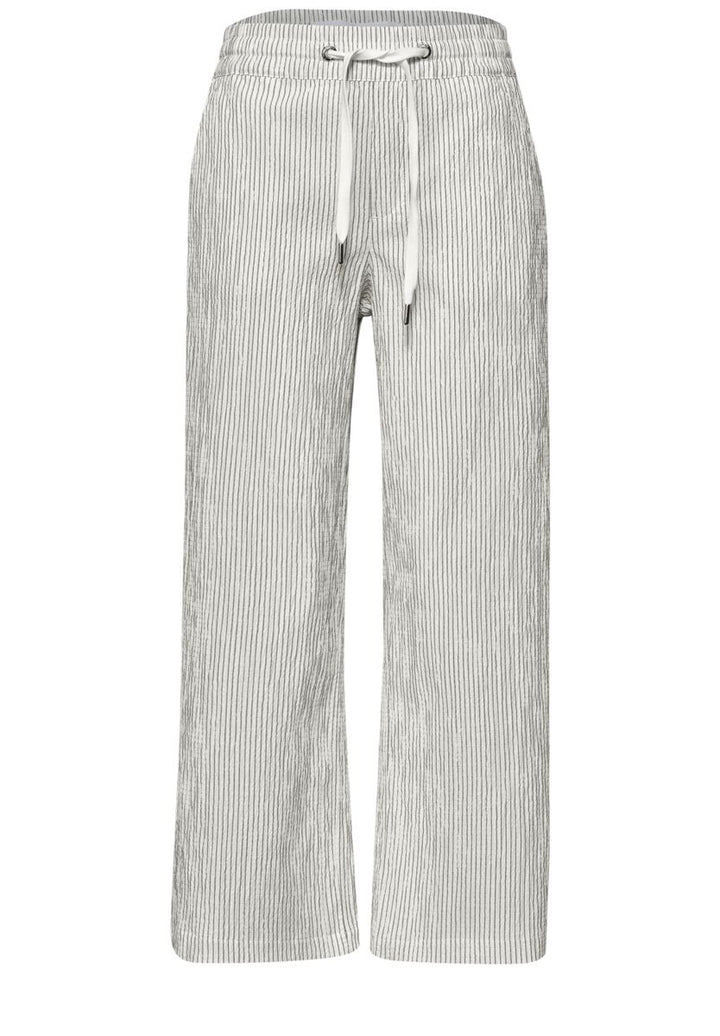 Wide Leg Hose im Loose Fit mit Streifen