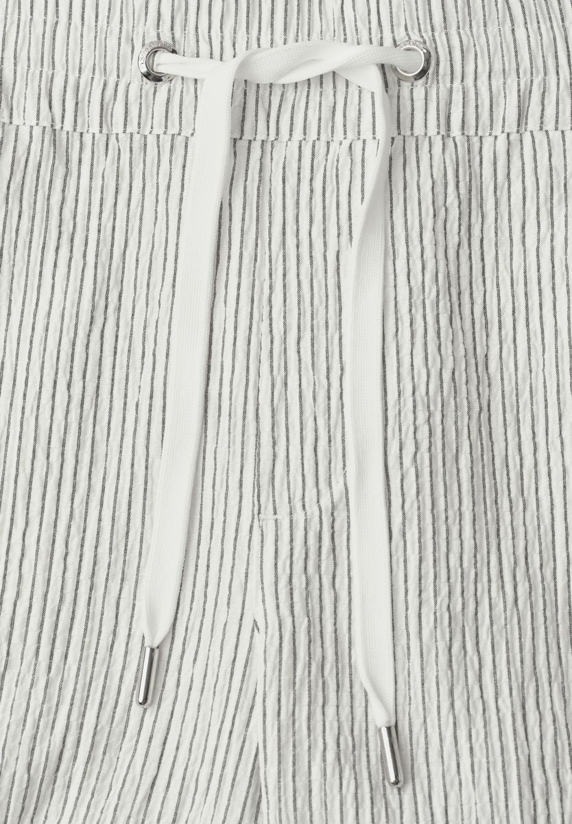 Wide Leg Hose im Loose Fit mit Streifen