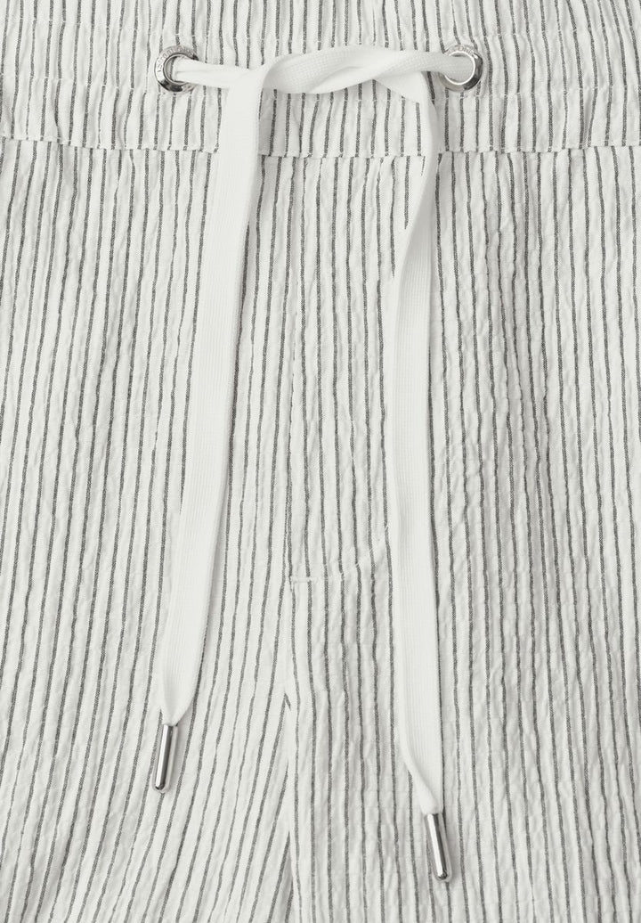 Wide Leg Hose im Loose Fit mit Streifen