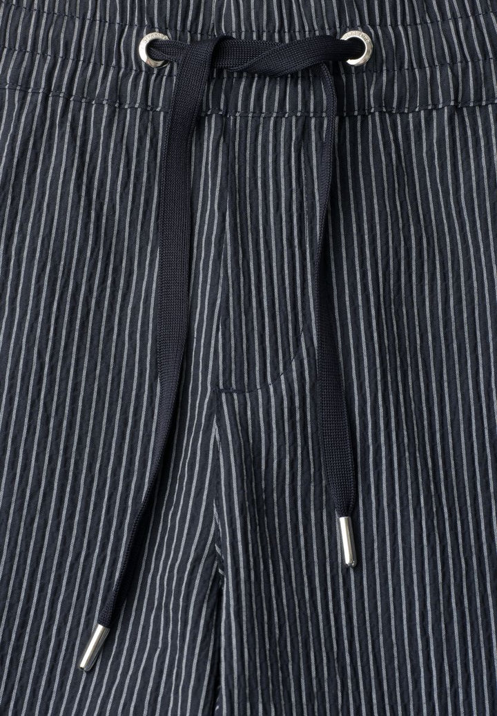 Wide Leg Hose im Loose Fit mit Streifen
