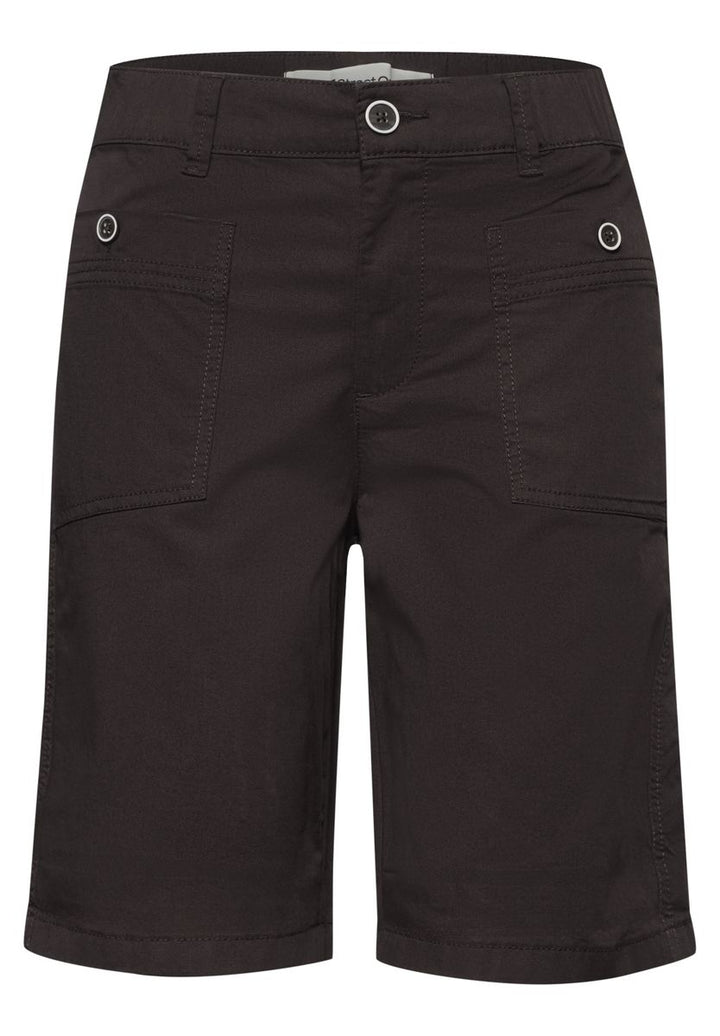 Straight Leg Bermuda mit Turn-Up