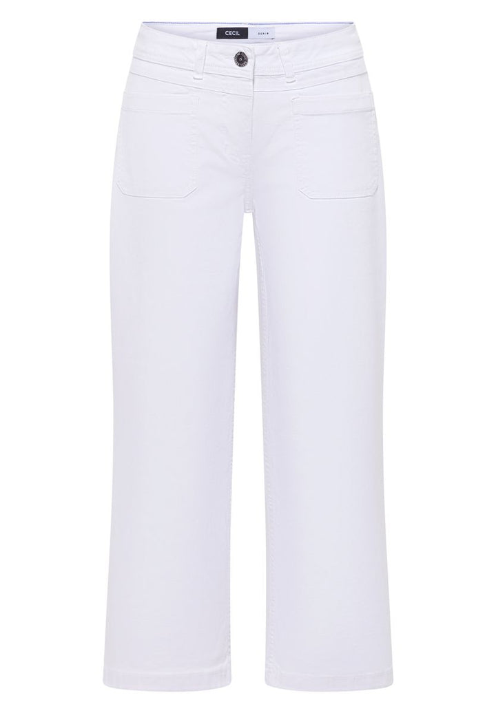 Wide Leg Jeans mit Patch Pockets