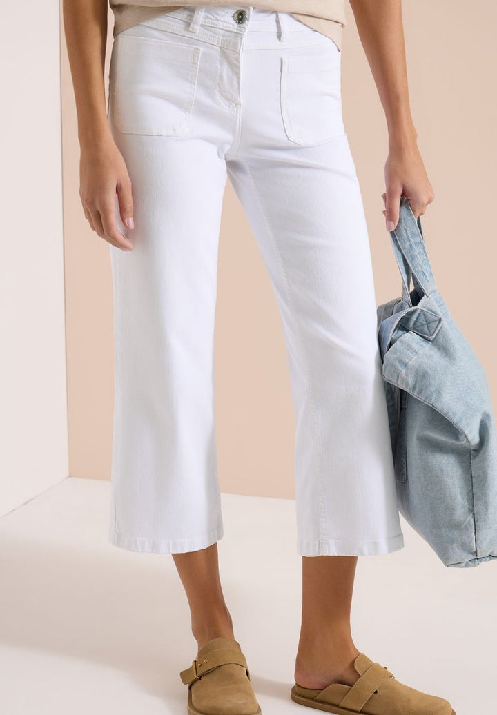 Wide Leg Jeans mit Patch Pockets