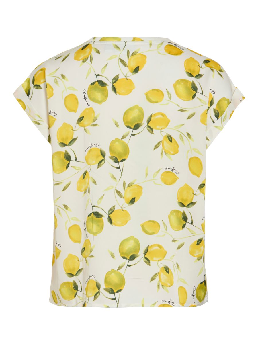 VIELLETTE S/S FULL SATIN TOP - NOOS