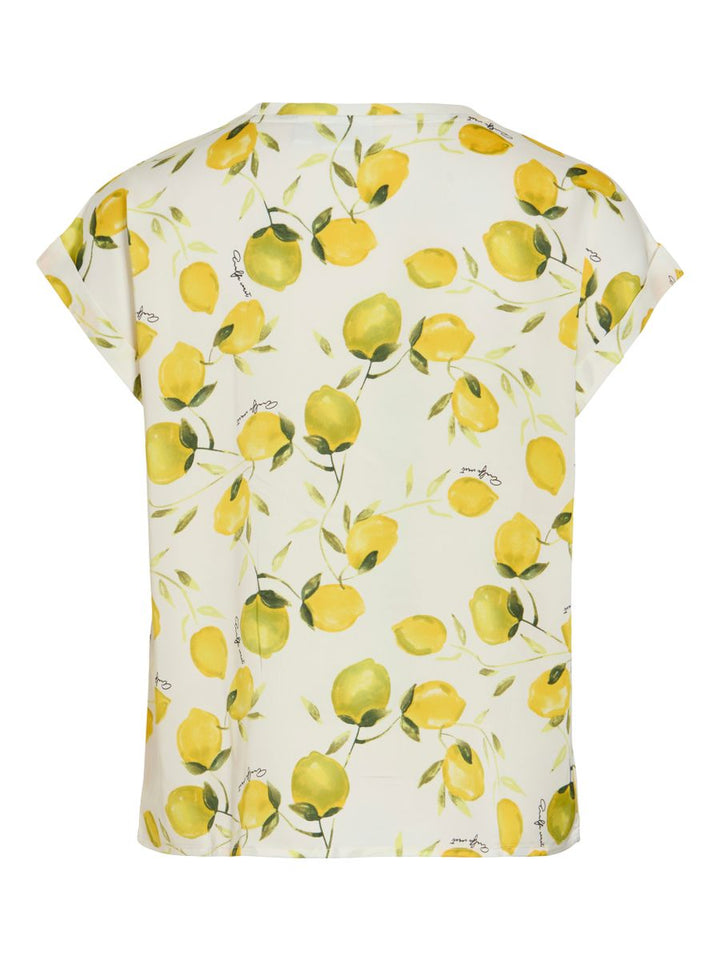 VIELLETTE S/S FULL SATIN TOP - NOOS