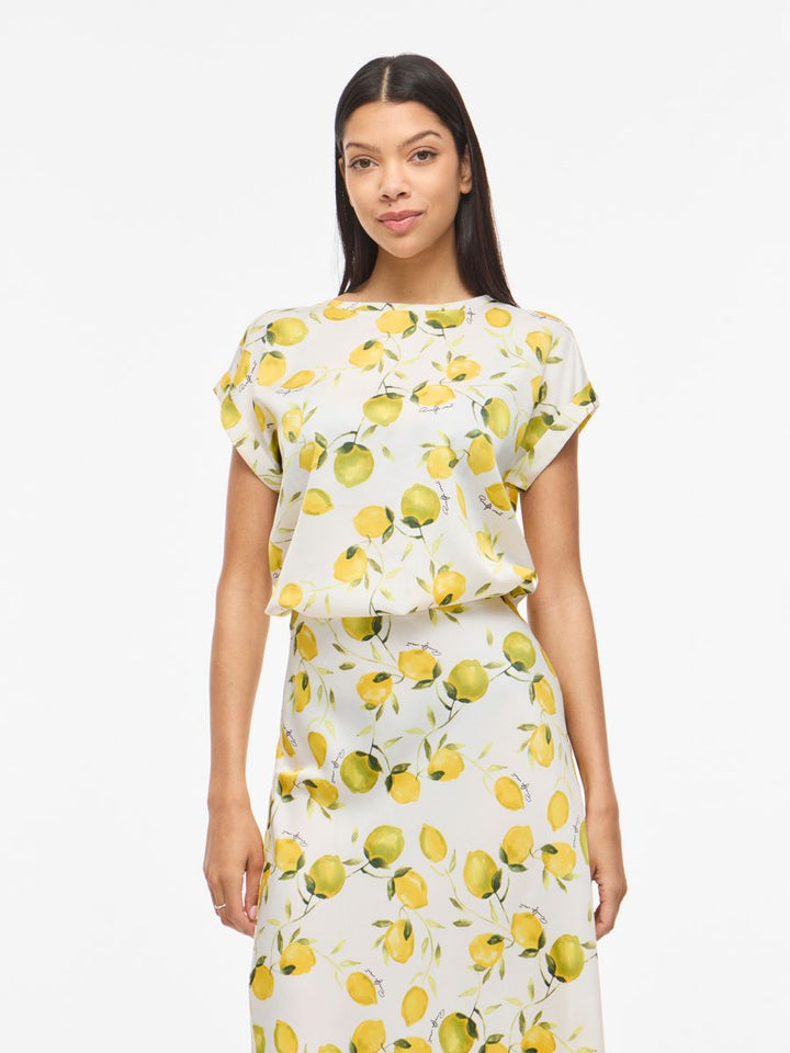 VIELLETTE S/S FULL SATIN TOP - NOOS