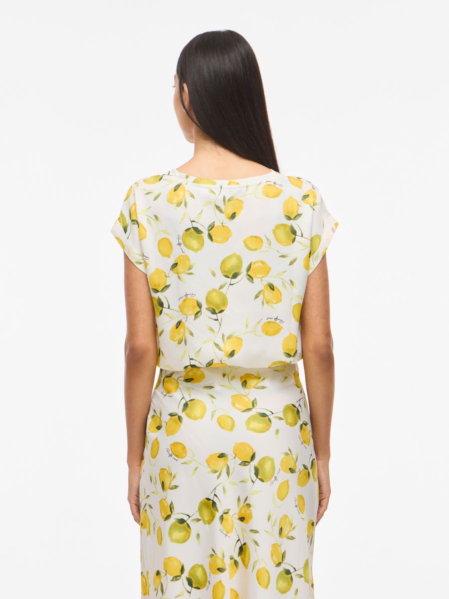 VIELLETTE S/S FULL SATIN TOP - NOOS