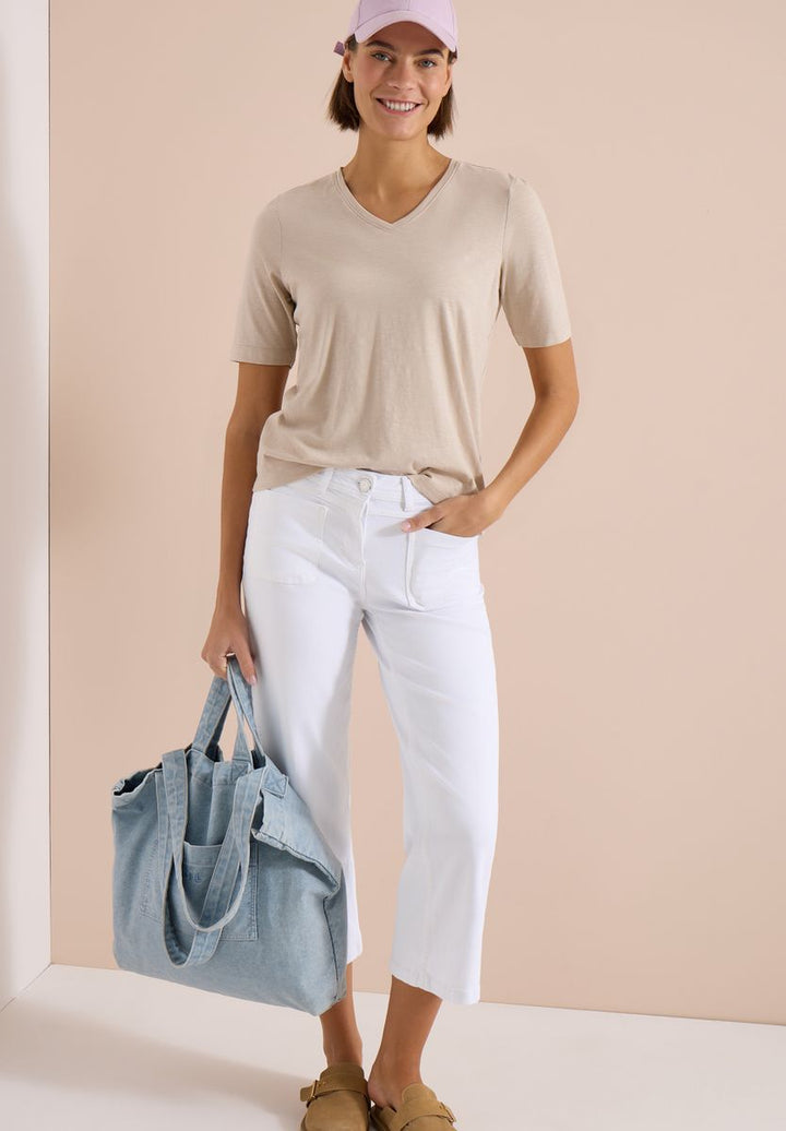 Wide Leg Jeans mit Patch Pockets