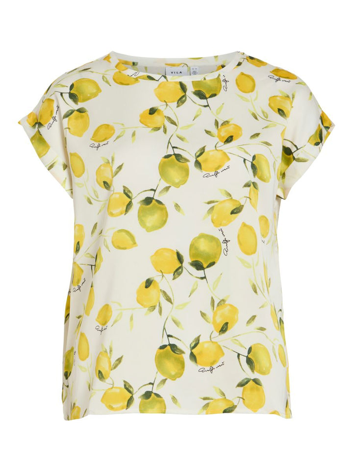 VIELLETTE S/S FULL SATIN TOP - NOOS