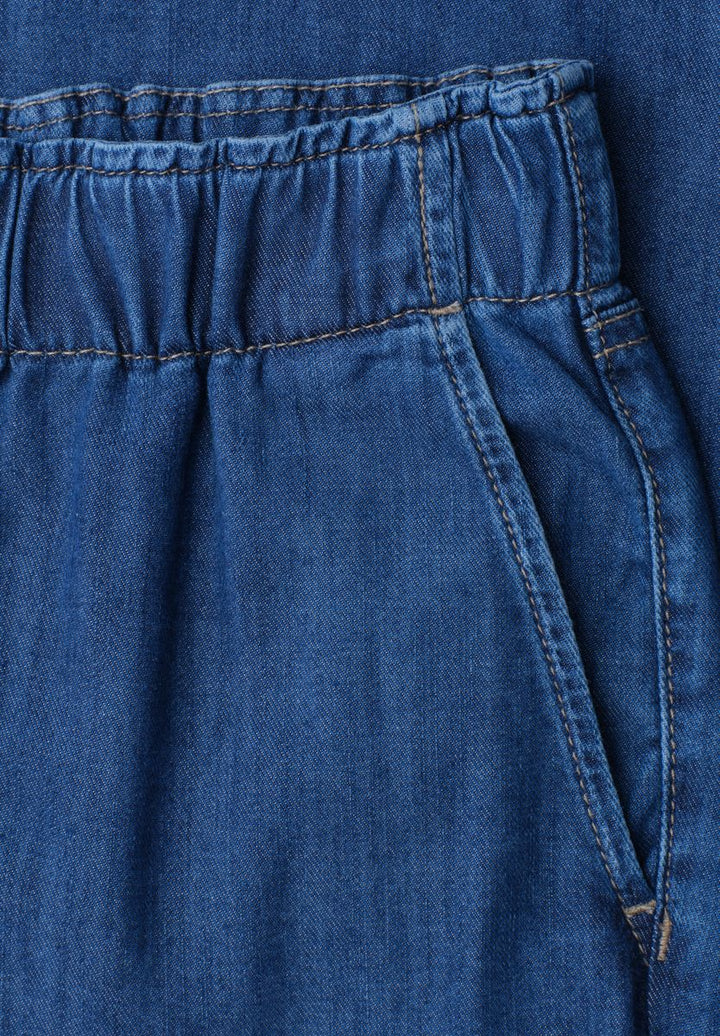 Wide Leg Jeans mit Paperbag-Bund