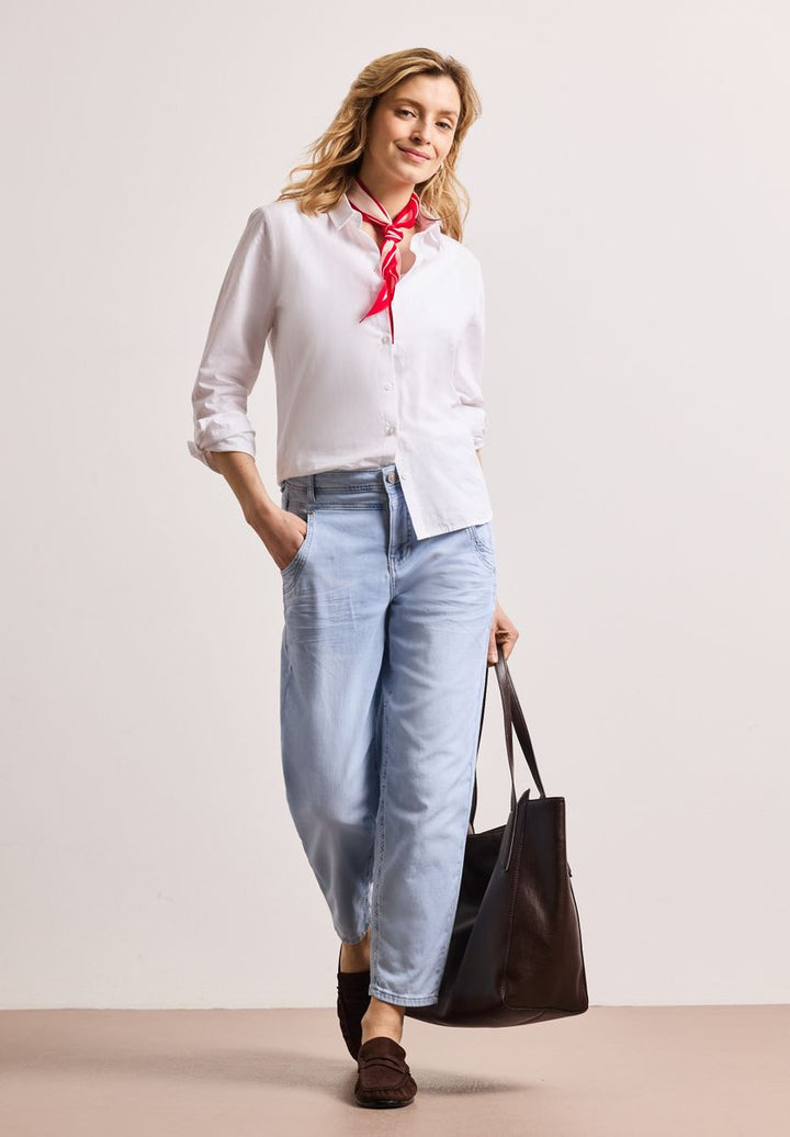 High Waist Barrel Leg  Jeans im Loose Fit