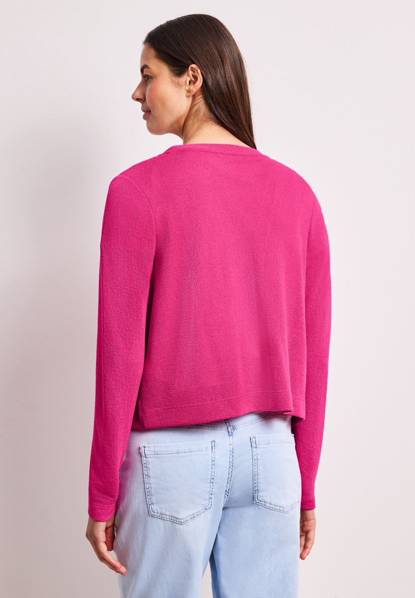 Langarm Jacke in offener Passform