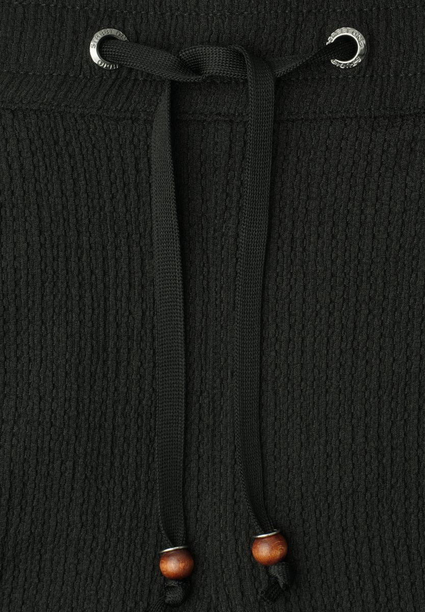 Wide Leg Hose in Crinkle Crash Struktur