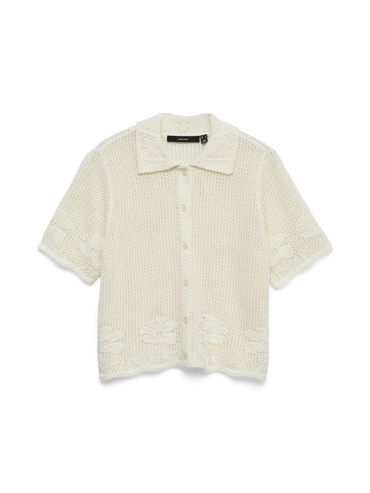 VMMYSTIC BEACH 2/4 POLONECK CARDIGAN