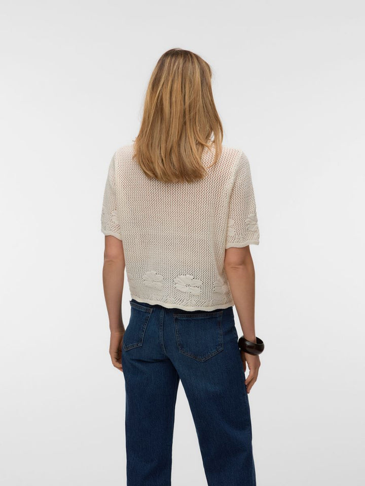 VMMYSTIC BEACH 2/4 POLONECK CARDIGAN