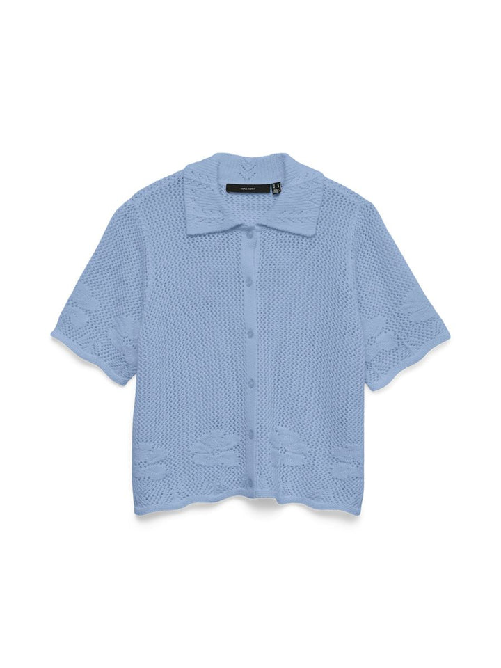 VMMYSTIC BEACH 2/4 POLONECK CARDIGAN