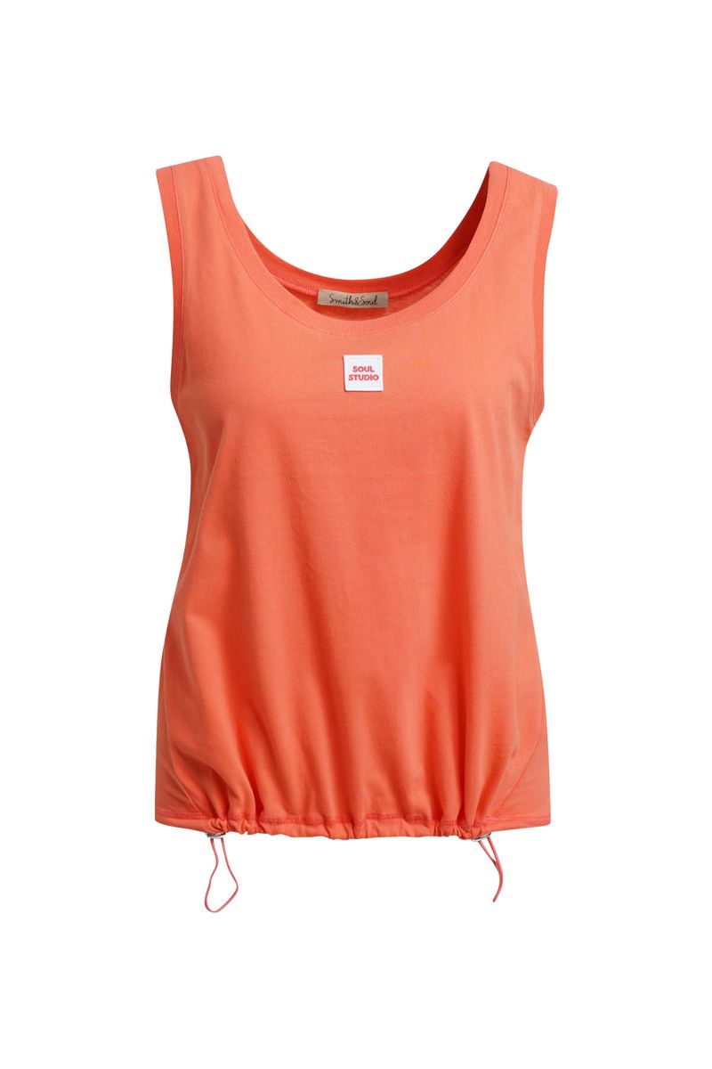 Relaxed Top Drawstring Hem
