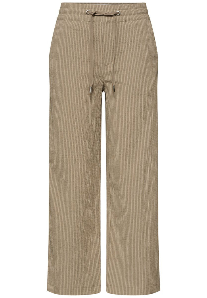 Wide Leg Hose im Loose Fit mit Streifen
