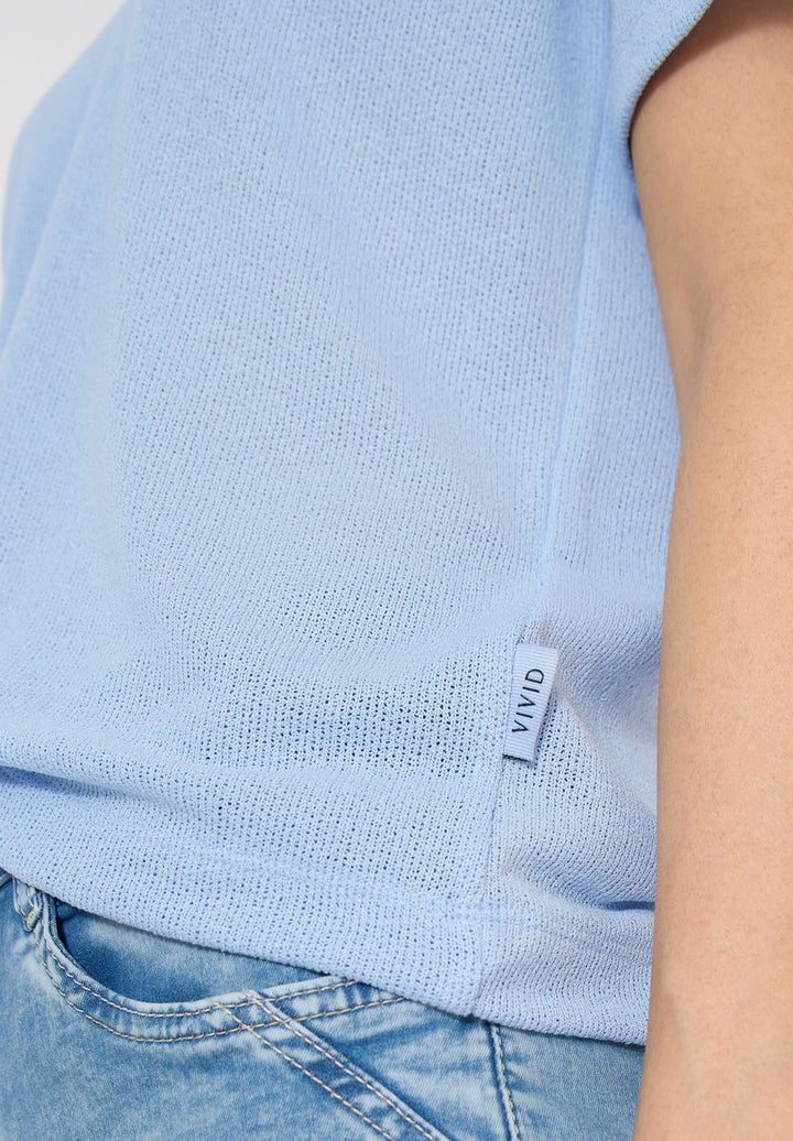 Kurzarm Poloshirt in Unifarbe