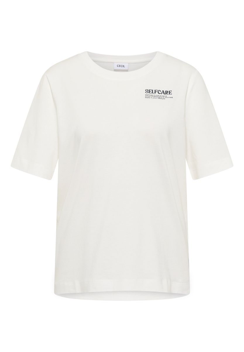 T-Shirt mit Rundhals und Backprint