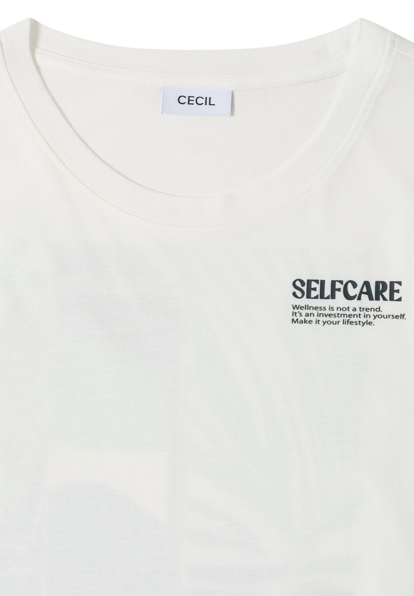 T-Shirt mit Rundhals und Backprint