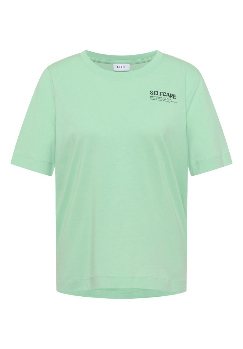 T-Shirt mit Rundhals und Backprint