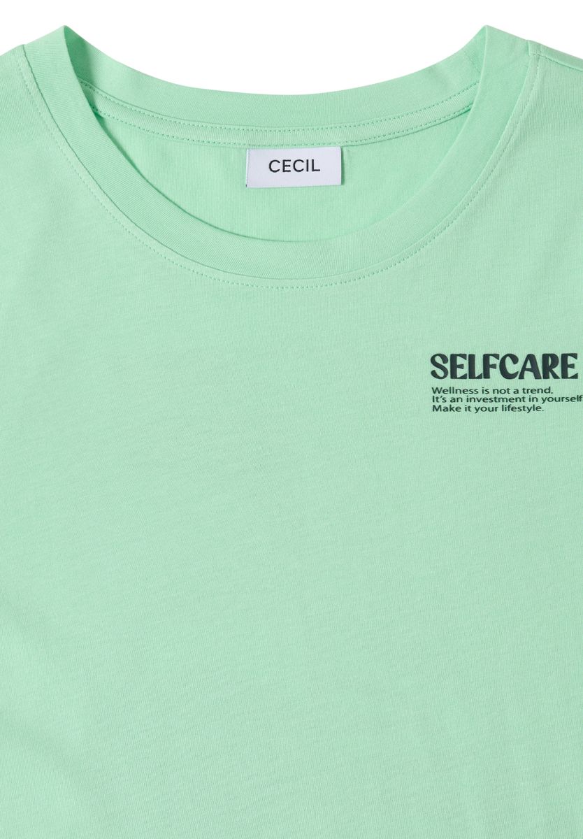 T-Shirt mit Rundhals und Backprint