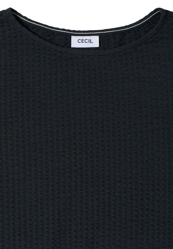 T-Shirt in Seersucker-Qualität