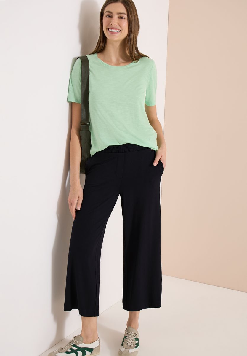 High Waist Wide Leg Hose im Loose Fit