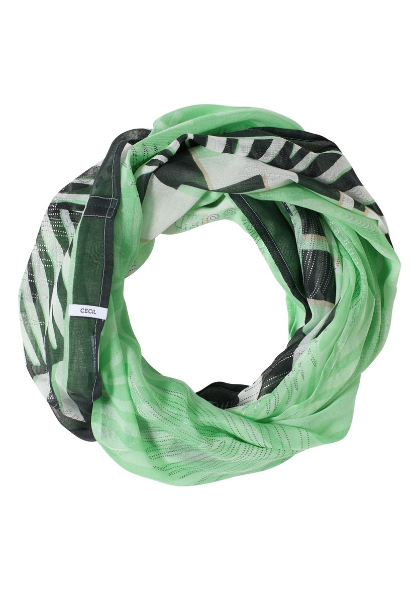 Loop-Schal mit feinen Foliendetails