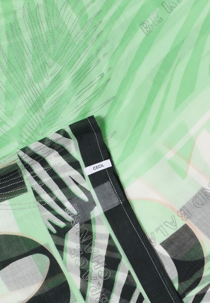 Loop-Schal mit feinen Foliendetails