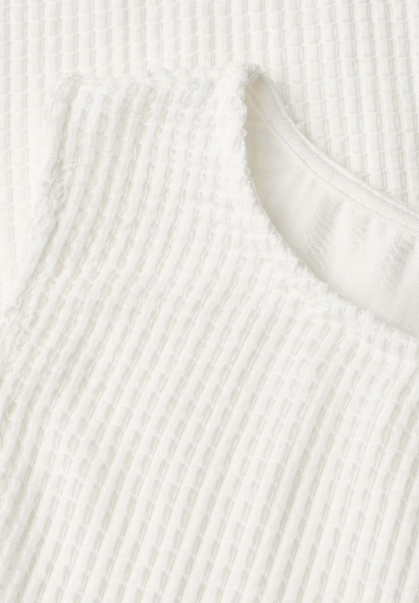 2-in-1 Mesh-Top mit U-Boot-Ausschnitt