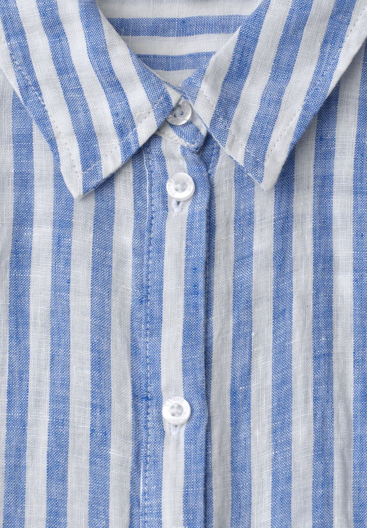 Dropped Shoulder Bluse aus Leinen